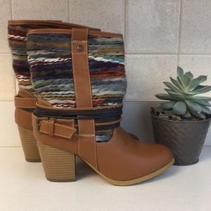 Francesca’s knit cowboy boots
